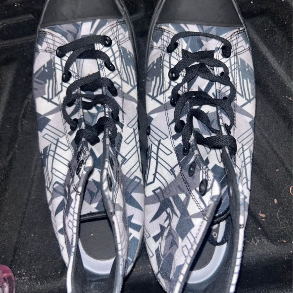 Stylish Black and Gray Sneakers